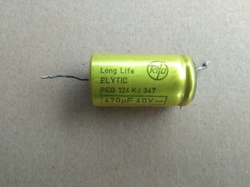 Kondensator osiowy Long Life 470uF 40V RIFA