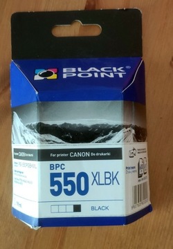 Tusz czarny Black Point BPC 550 XLBK po terminie