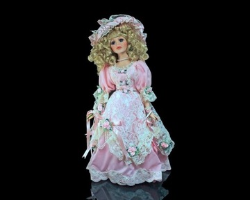 Kolekcjonerska lalka z porcelany Savanna Romance