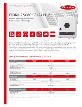 Falownik hybrydowy Fronius SYMO GEN24 8.0 plus