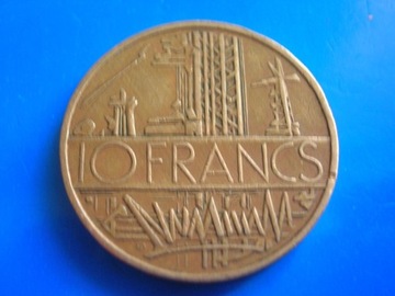 Francja 10 francs franków 1976