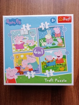 Puzzle 4w1 Peppa Pig 