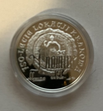 Moneta 10zł - Lokacja Krakowa