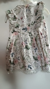 Sukienka handmade w kwiaty 86