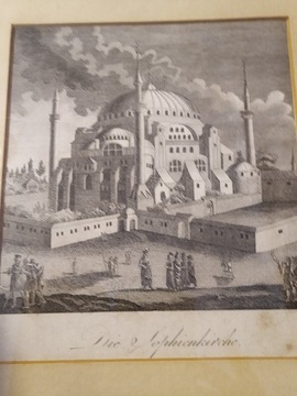 Konstatynopol Hagia Sophia1800.  Schindelmayer