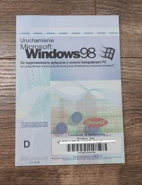 Uruchamianie Microsoft Windows 98