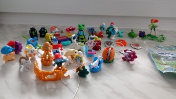 Figurki zabawki z Kinder Niespodzianki 41 sztuk 