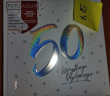 Album na zdjęcia 50 urodziny