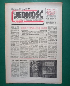 Tygodnik JEDNOŚĆ Szczecin nr 6 z 13 II 1981 