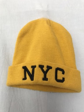 Czapka NYC żółta (yellow ochre) 