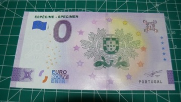 Banknot 0 Euro Especime - Specimen Portugal 2022