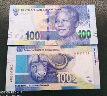 Afryka Południowa RPA 100 rand UNC