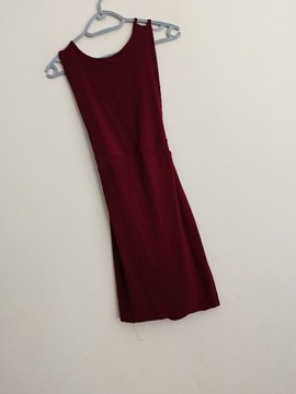 Sukienka bordo / prettylittlething / XS 