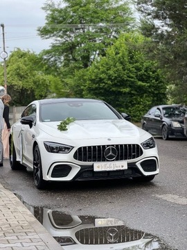 Mercedes AMG GT 4door biały do ślubu / wynajem 