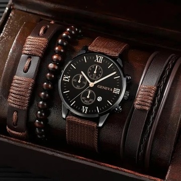 Zegarek brązowy Geneva