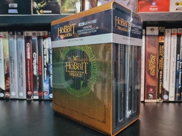 Hobbit 1-3 [6 Blu-ray 4K] Trylogia / Steelbook PL