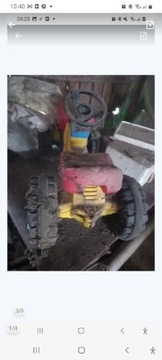 Traktor zabawkowy na pedały