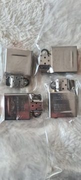 4 x Zippo wkład k. Srebrny 