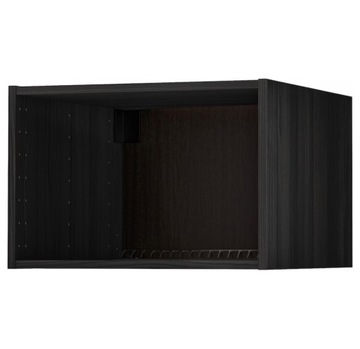 Metod IKEA rama szafki lodówka, czarny, 60×60×40