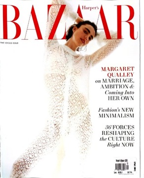 Harper's Baazar 10/23 USA moda, Margaret Qualley 