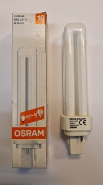 świetlówka OSRAM DULUX D 18W/827 G24d-2