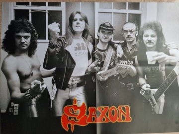Plakat SAXON - Format A2 - NOWY!