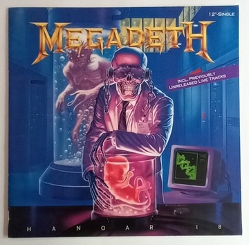 MEGADETH - HANGAR 18 / WINYL 12, 45 RPM, 1991  