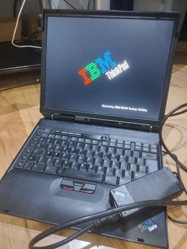 Laptop IBM ThinkPad A31 sprawny + oryg zasilacz