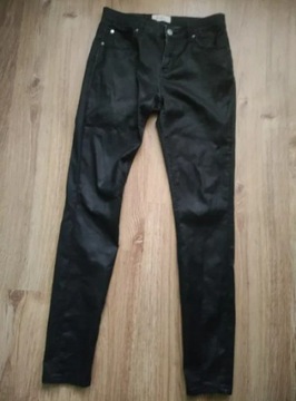 Spodnie czarne rurki Only skinny S 36 casual