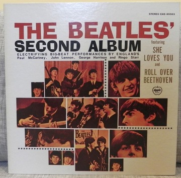 THE BEATLES SECOND ALBUM APPLE EAS80563 JAPAN LP