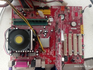 Zestaw AMD 64 2800+MB MSI k8t+1gbDDR+ATI 9600