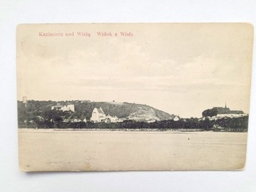 KAZIMIERZ DOLNY panorama Wisła ok 1900