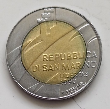 San Marino - 500 lira - 1990r. 