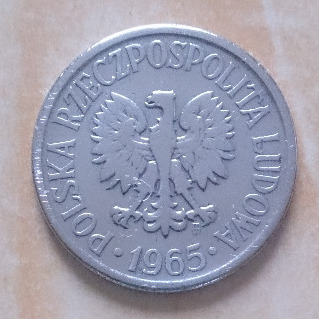 50 gr 1965 r. moneta ze zdjęcia