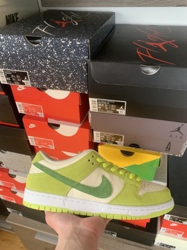 nike dunk low sb green apple 