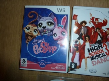 Gry Wii LITTLEST PET SHOP, fit plus , hig school 3