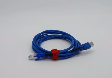 RJ-45 kabel sieciowy (patchcord), 2,5 m, niebieski