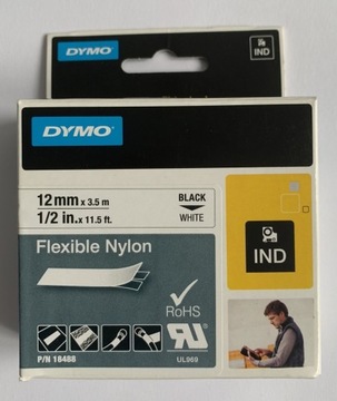 DYMO Flexible Nylon 12mmx3,5m taśma