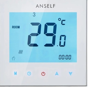 Programowalny termostat pokojowych 3A LCD Nowy