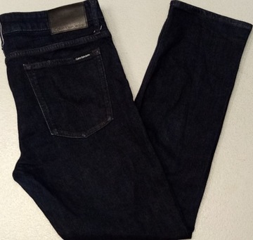 R)CALVIN KLEIN JEANS SLIM STRAIGHT Roz.34/30