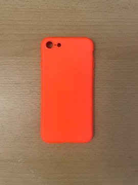 Eleganckie Etui do iPhone 8 - Pomarańczowy