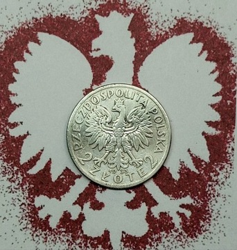 1933 POLONIA SREBRNYCH 2 ZŁOTE 