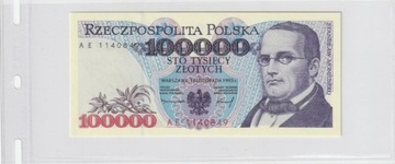 100 000 zł 16 listopada 1993 r.  Ser. AE  