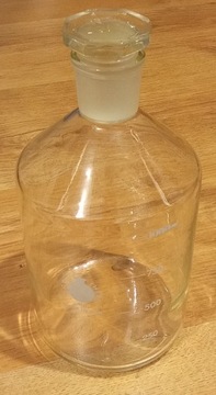 Zabytkowa szklana butelka 1000 ml Made in DDR