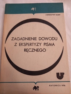 Zagadnienie dowodu z ekspertyzy pisma ręcznego