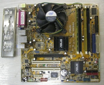 Płyta główna Asus P5L-VM1394, procesor, pam. obud.