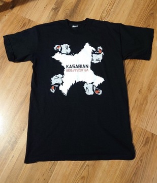 T-shirt Kasabian S Tour 2011 Velociraptor Czarna 