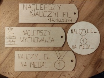 Dzień Nauczyciela zakładki podkładki personalizowa