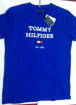 KOSZULKA TOMMY HILFIGER NIEBIESKA SIZE S/XS 