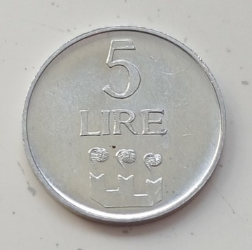 San Marino - 5 lira - 1972r. 